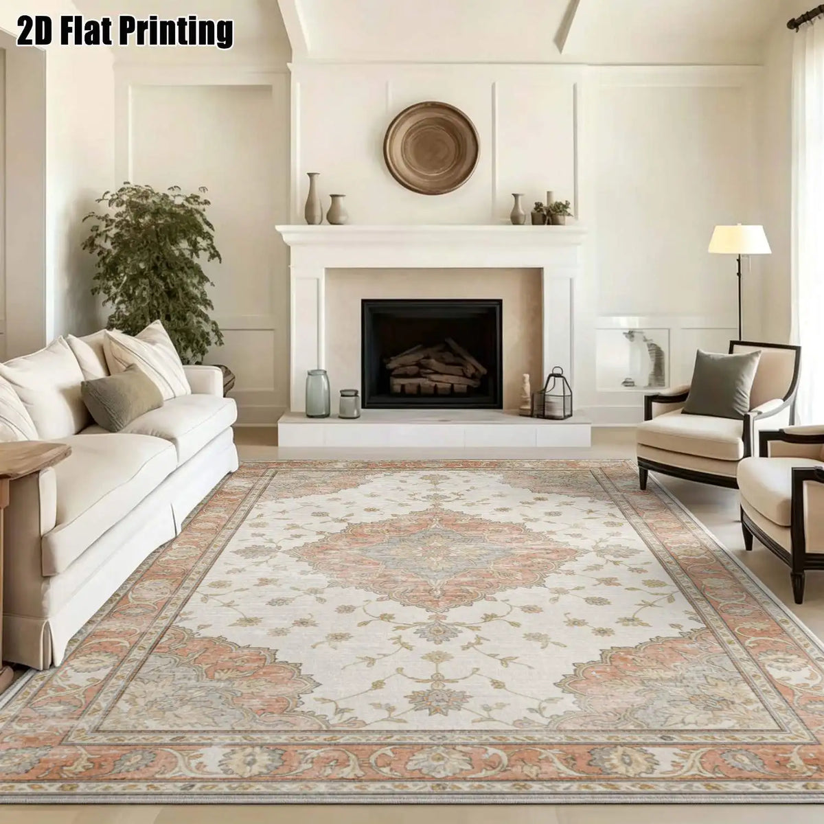 Petal Geometric Velvet Rug