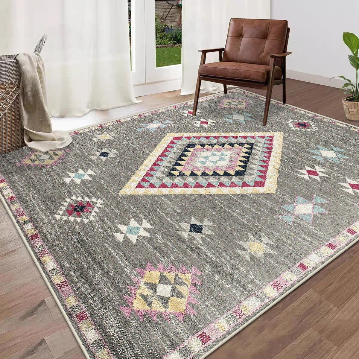Medina Plush Geometric Rug