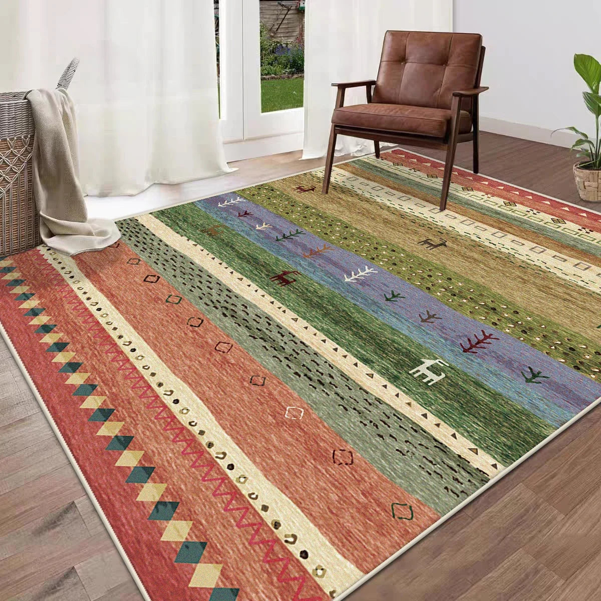Medina Plush Geometric Rug II