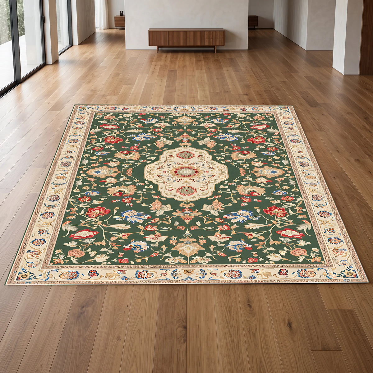 Noir Persian Floral Rug