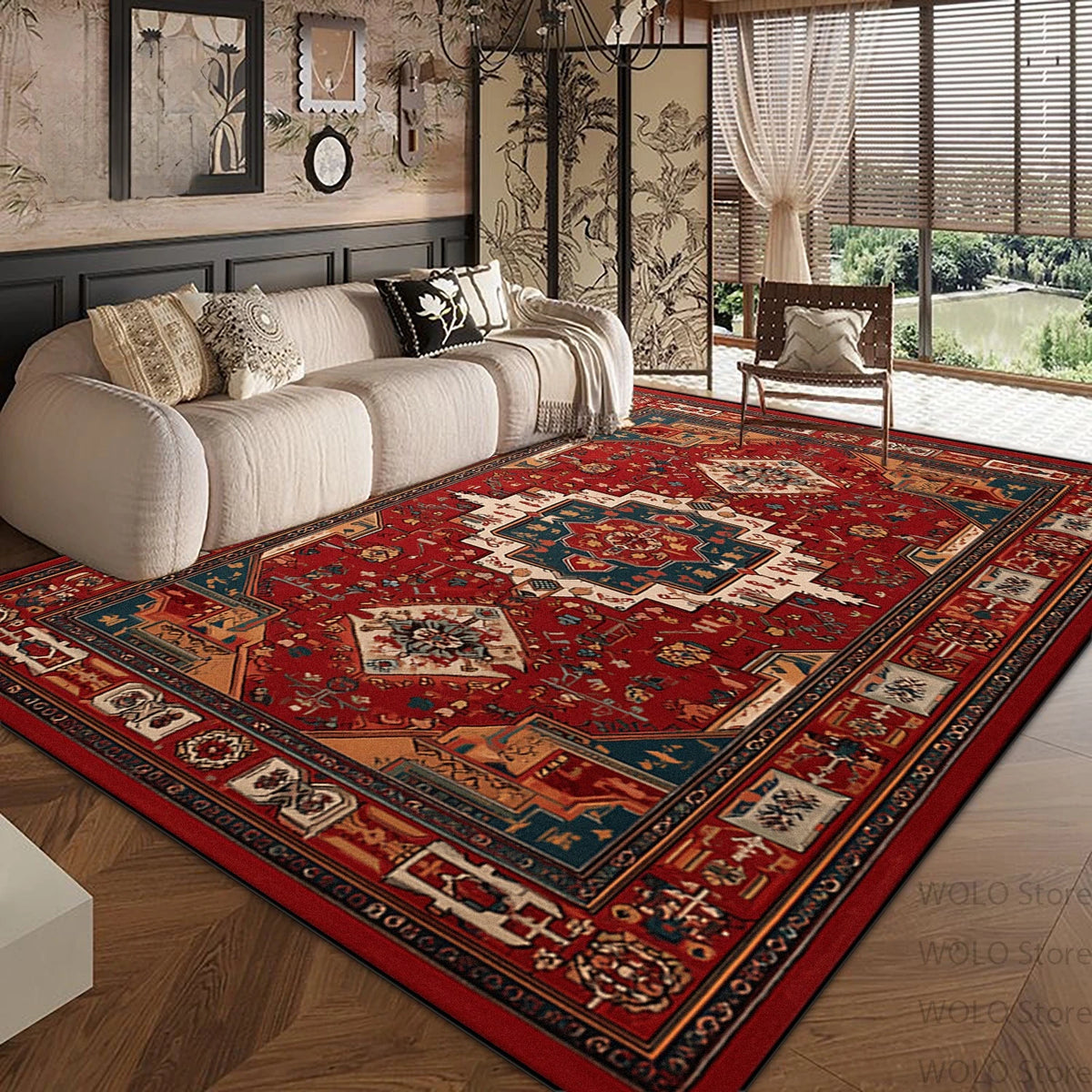 Scarlet Persian Rug