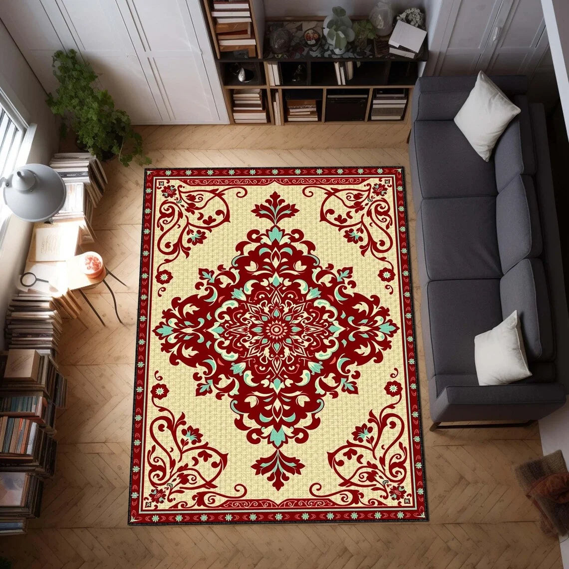 Bosphorus Blue Kilim Rug