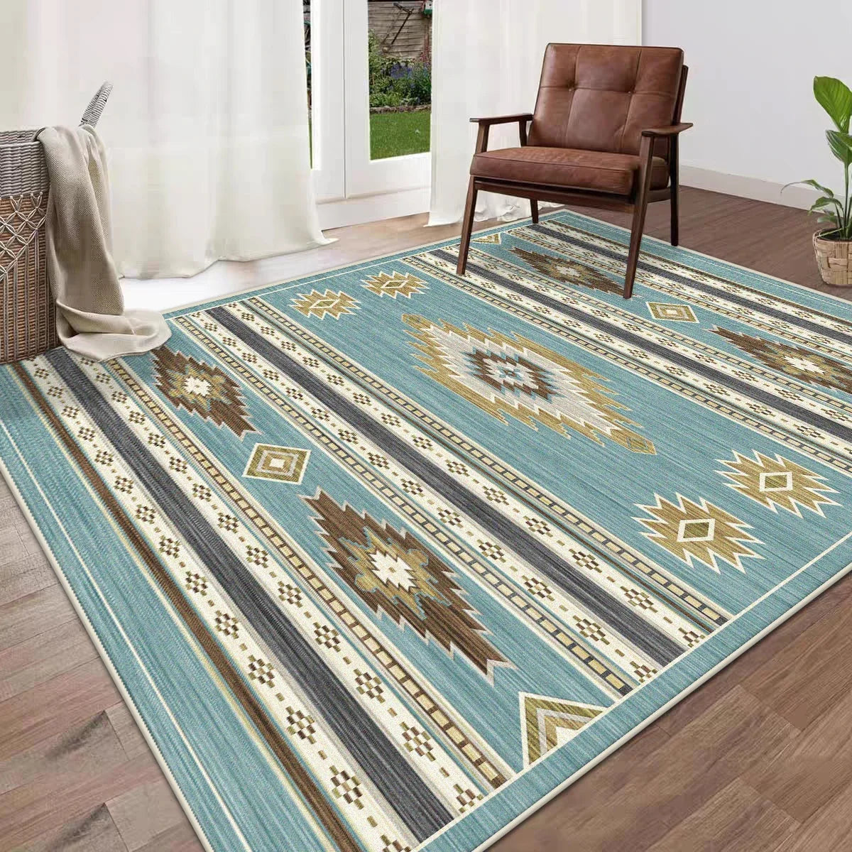 Medina Plush Geometric Rug