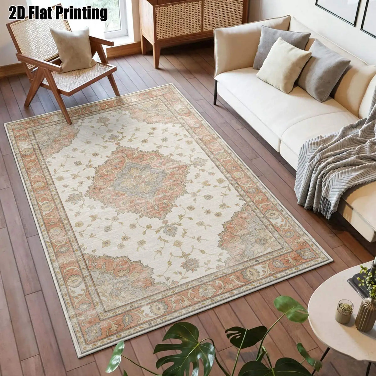 Petal Geometric Velvet Rug