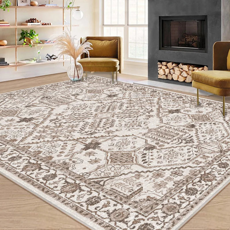 Plush Faux Wool Persian Rug