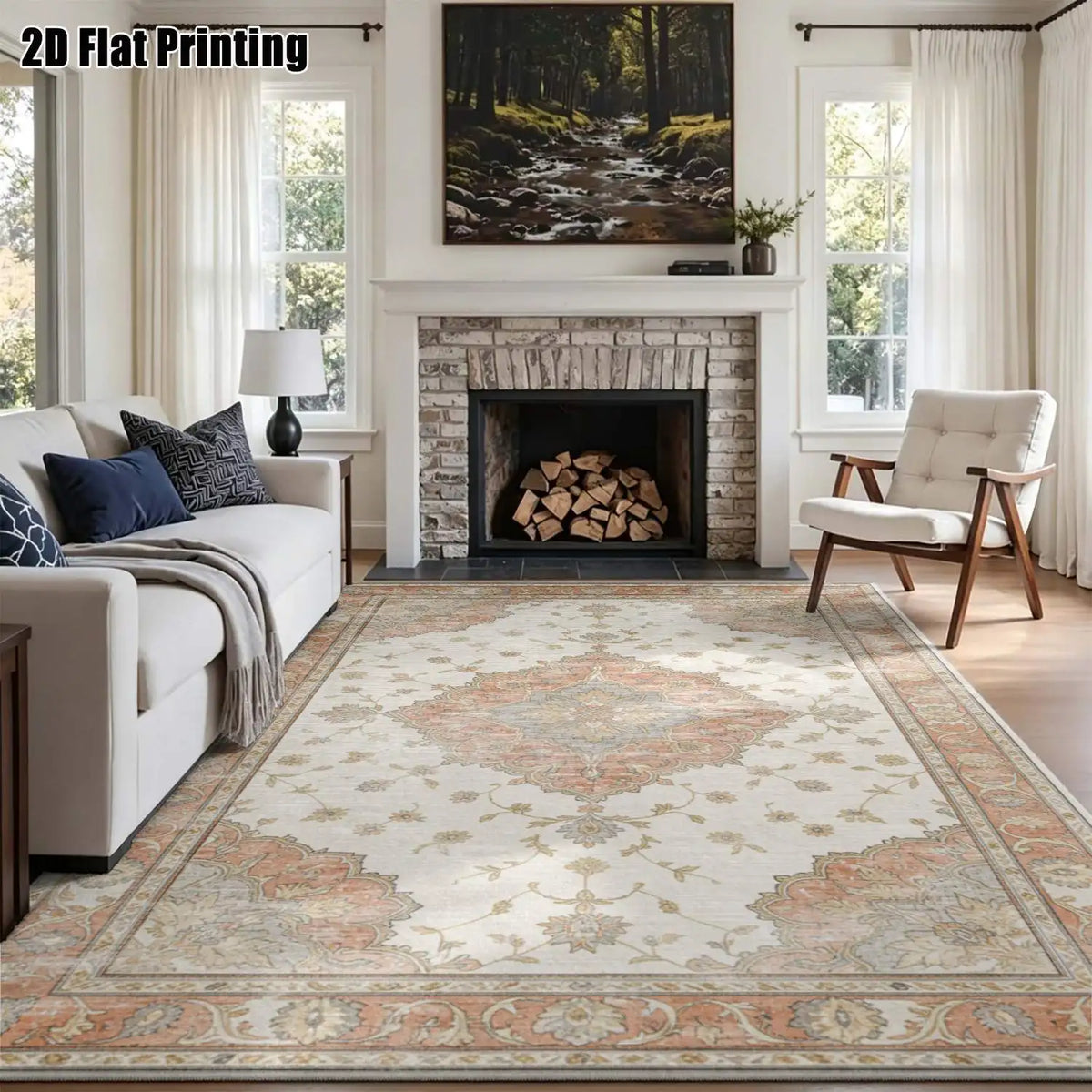 Petal Geometric Velvet Rug