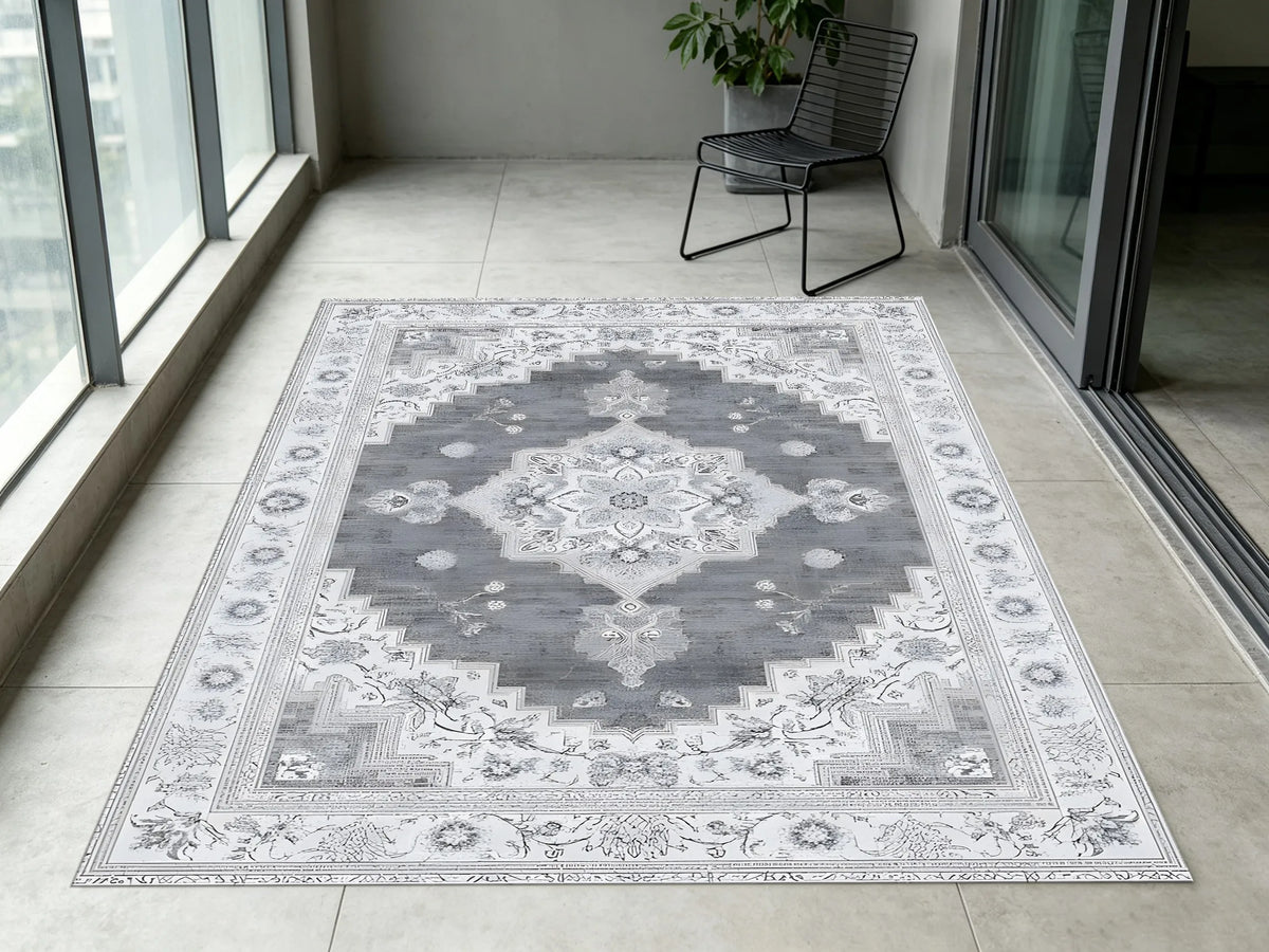 Graphite Persian Rug