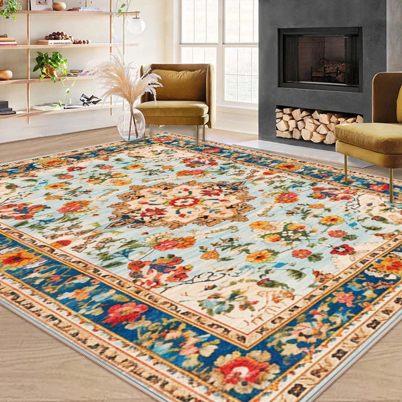 Plush Faux Wool Persian Rug