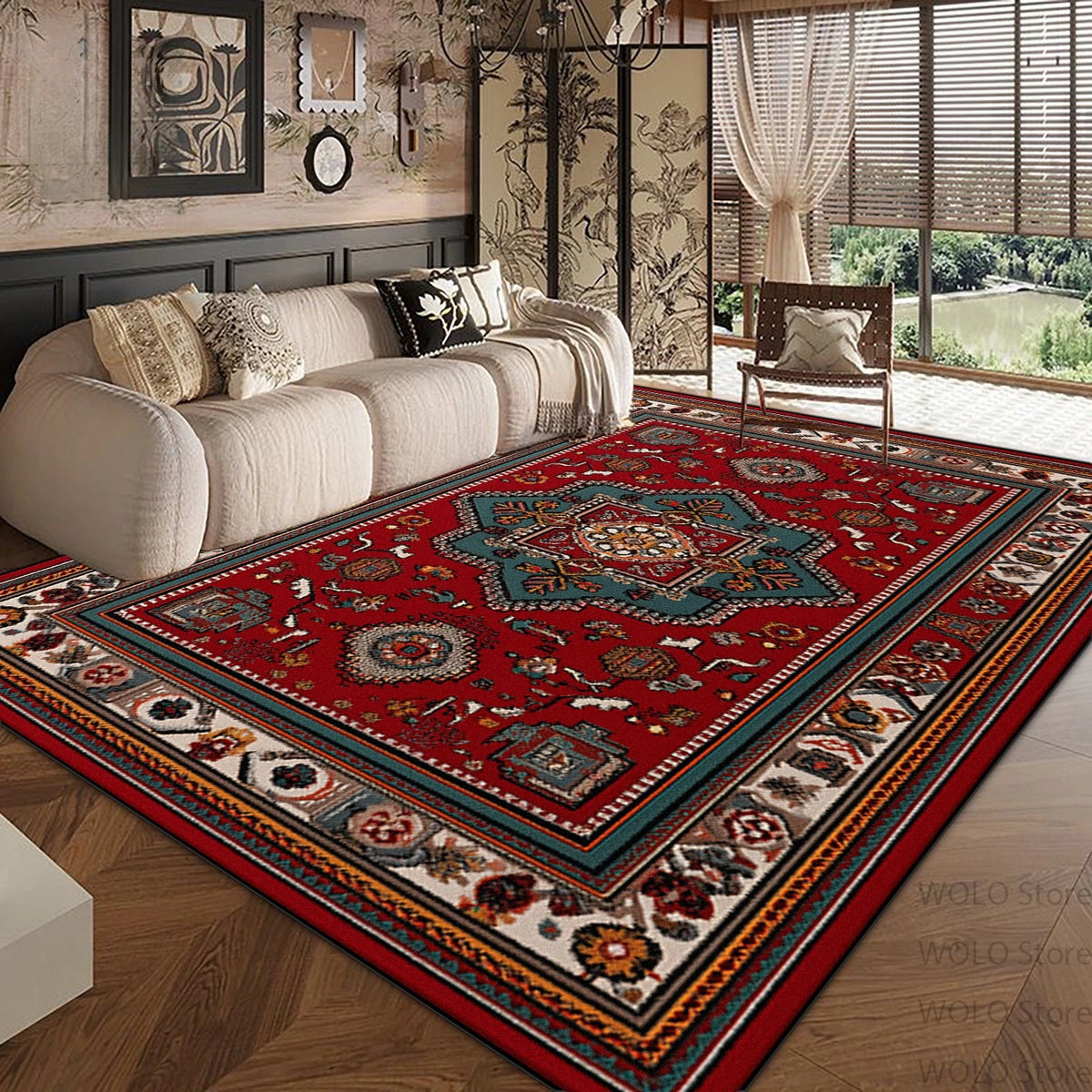 Scarlet Persian Rug