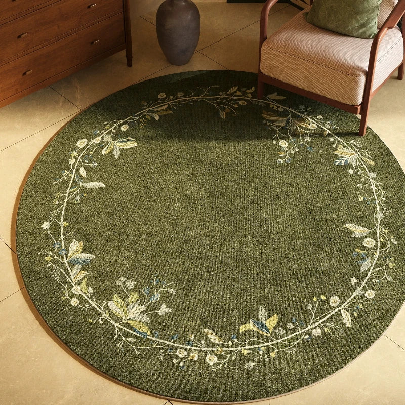 Jade Garden Round Rug