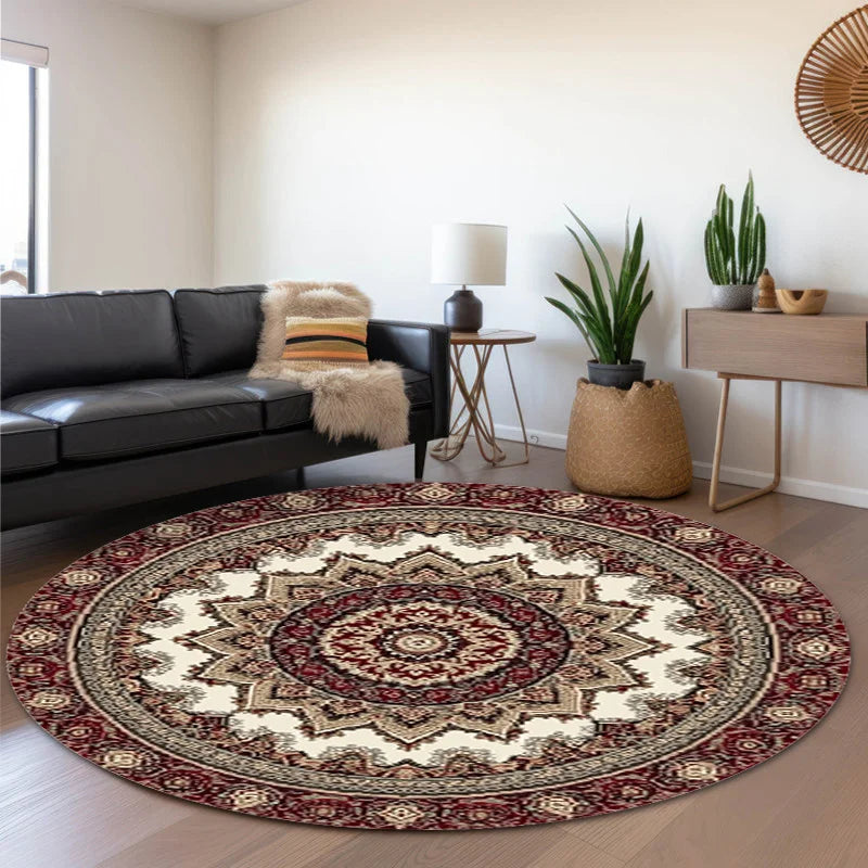 Oriental Moroccan Round Rug