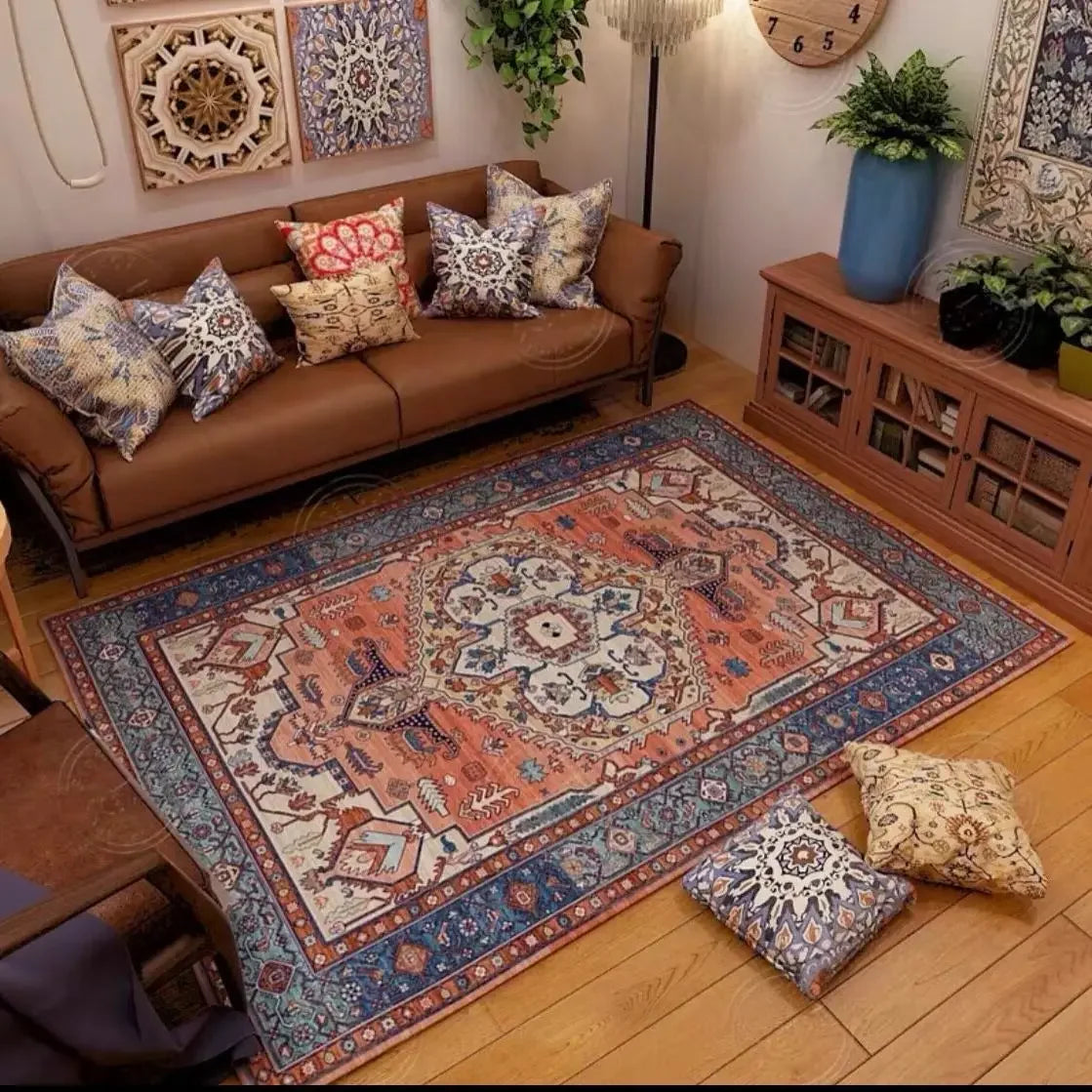 Bohemian Kilim Geometric Rug