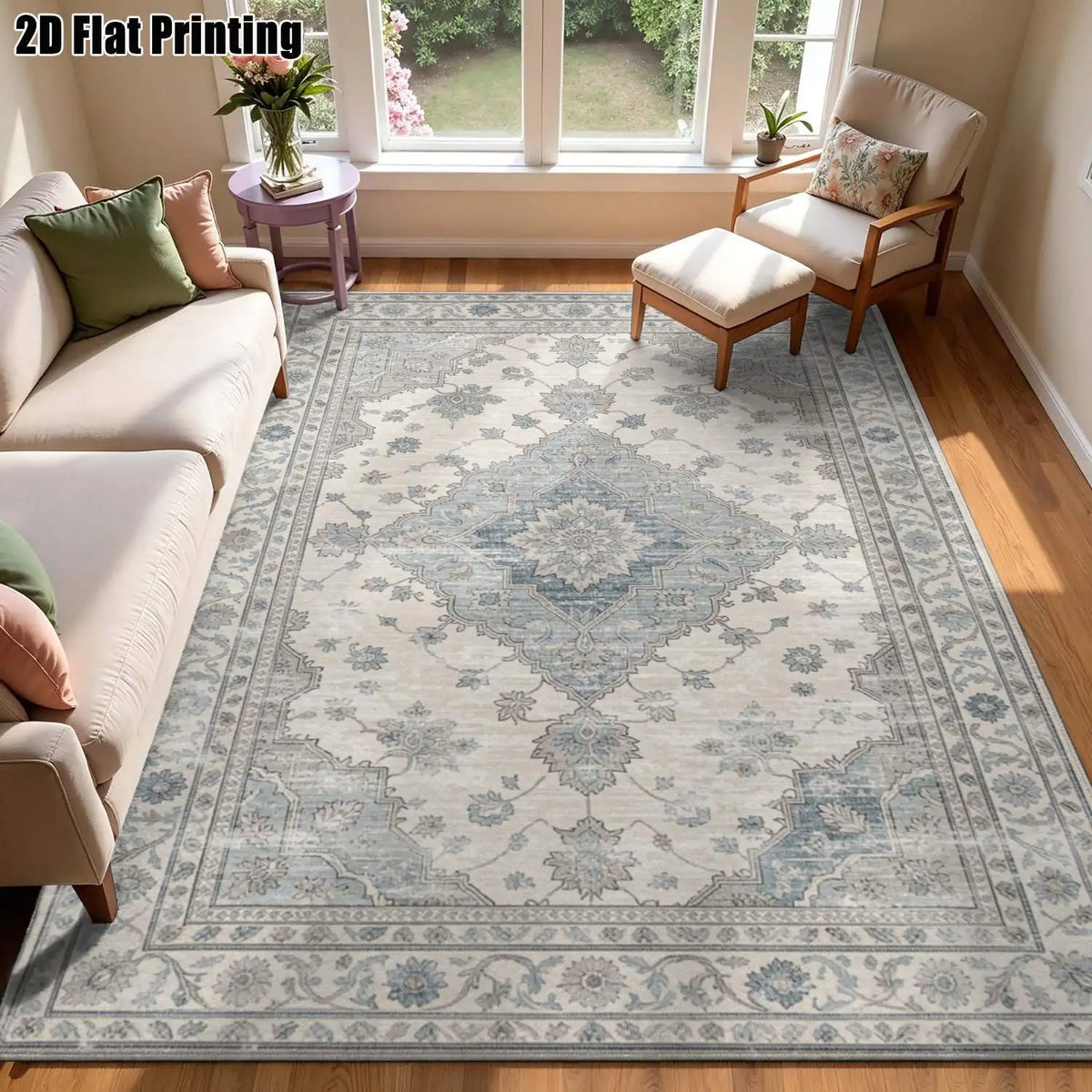 Taupe Ethnic Heritage Rug