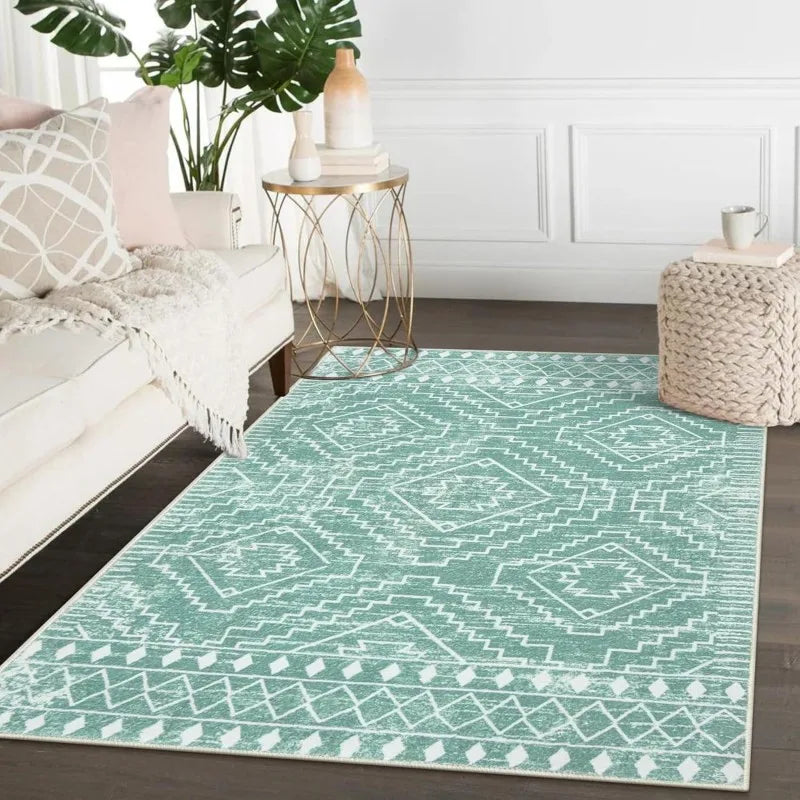 Zellige Geometric Rug
