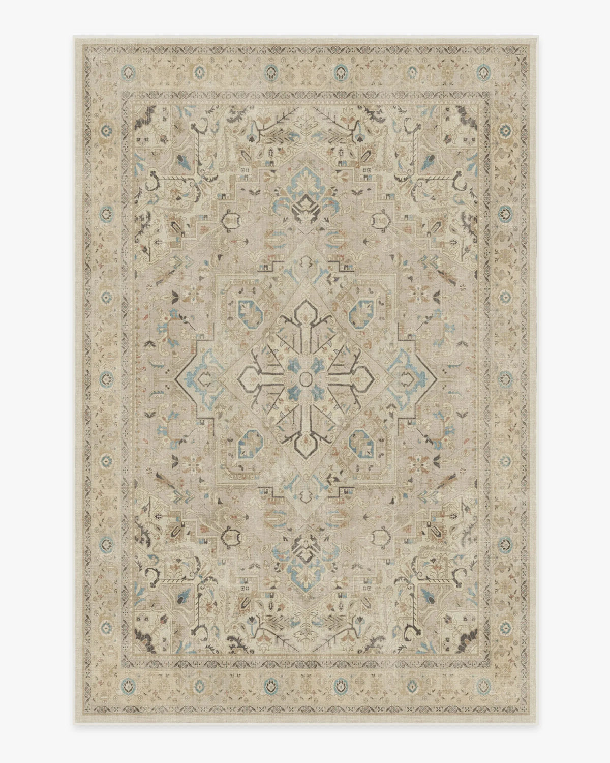 Rose Aubusson Rug