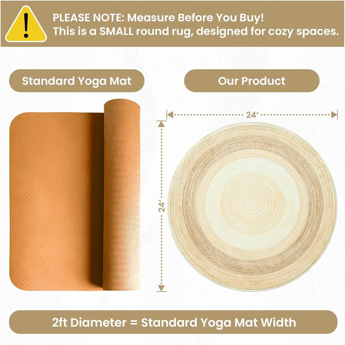 Sand Dune Round Rug