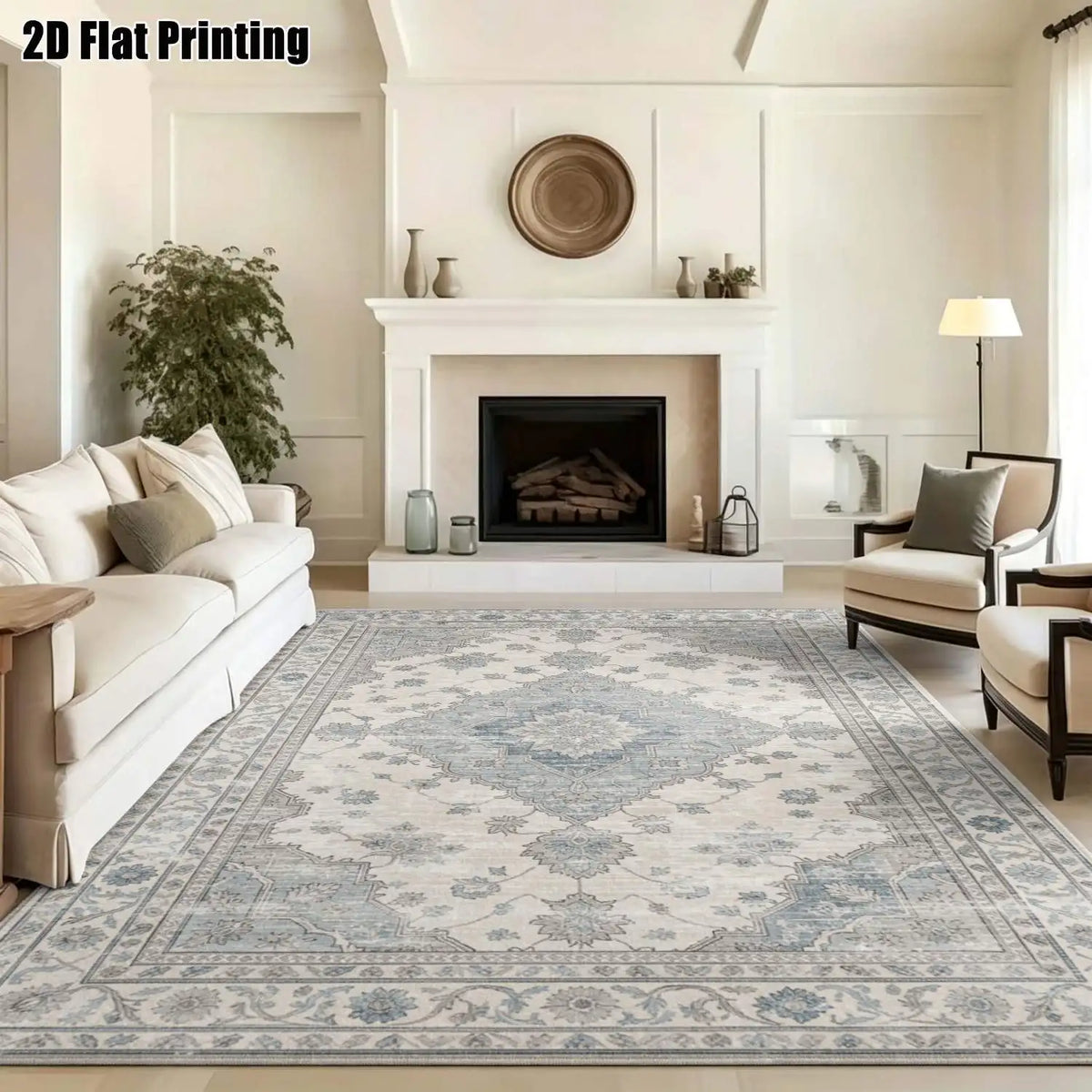 Taupe Ethnic Heritage Rug