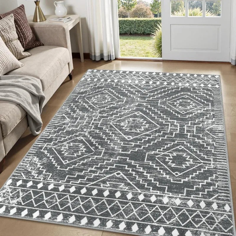 Zellige Geometric Rug