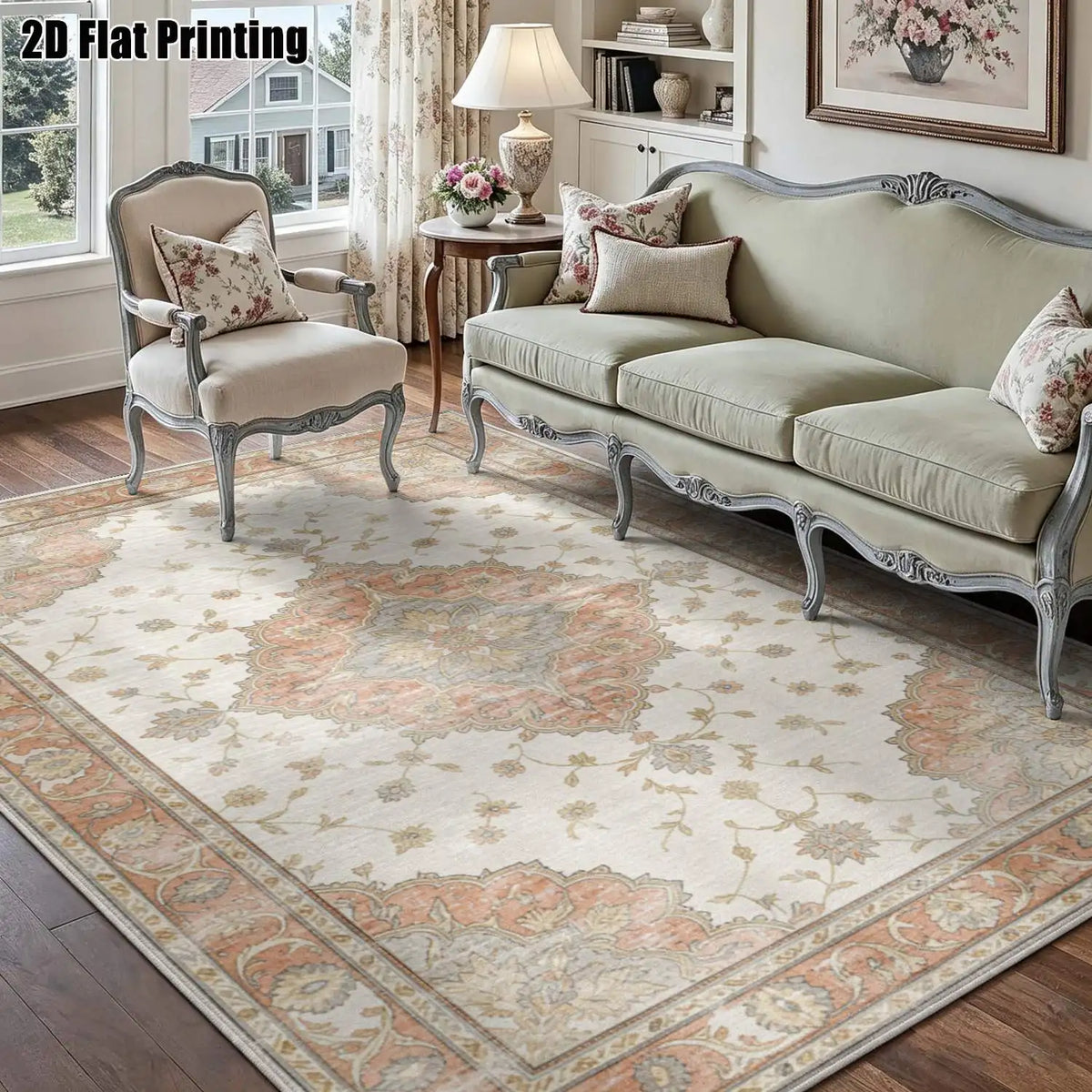 Petal Geometric Velvet Rug
