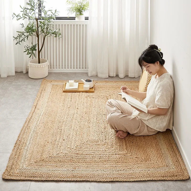 Braided Jute Oval Rug