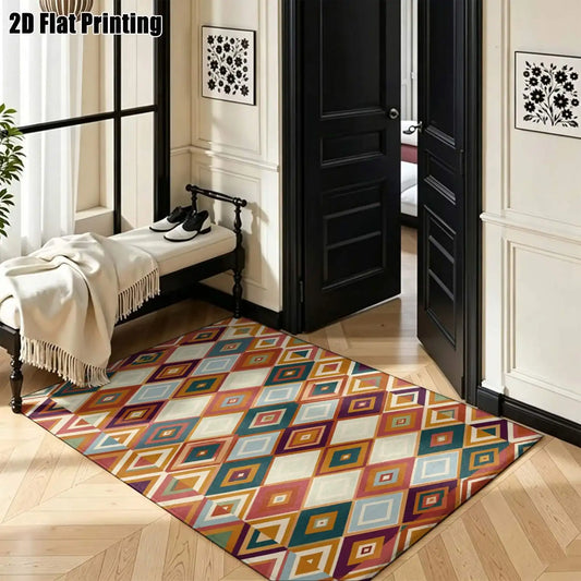 Amber Geometric Rug