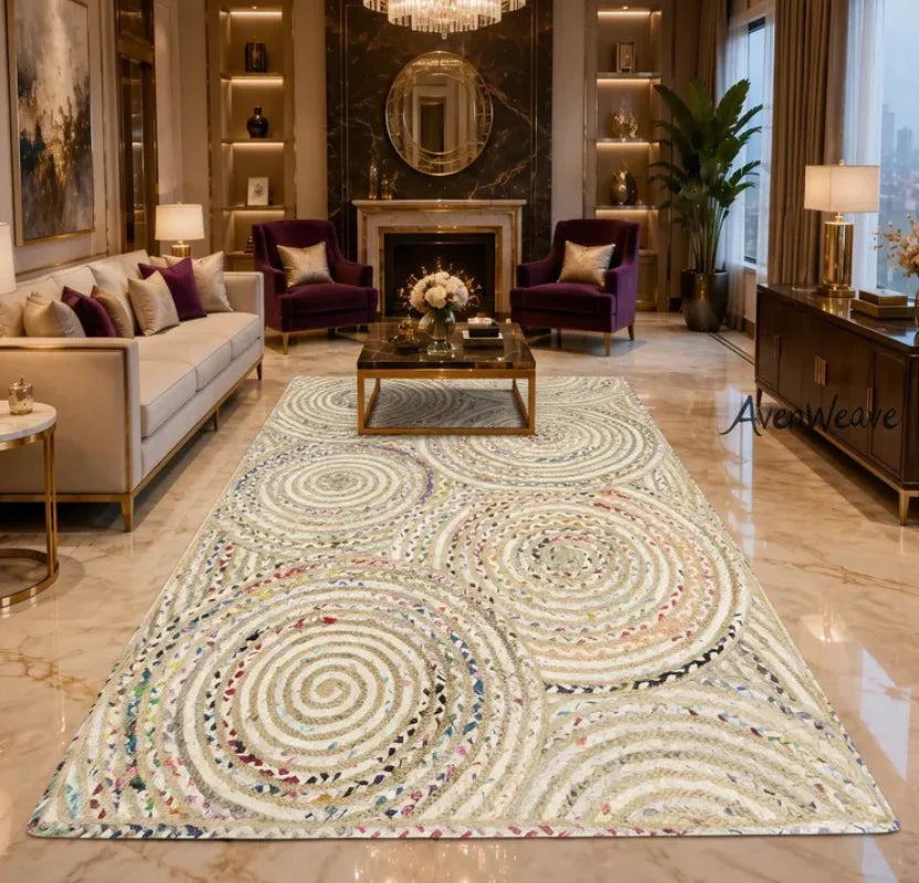 Rainbow Chindi Rug