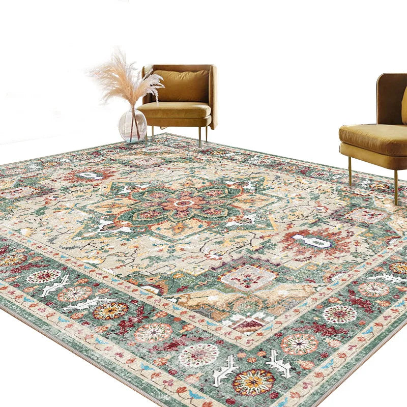 Plush Faux Wool Persian Rug