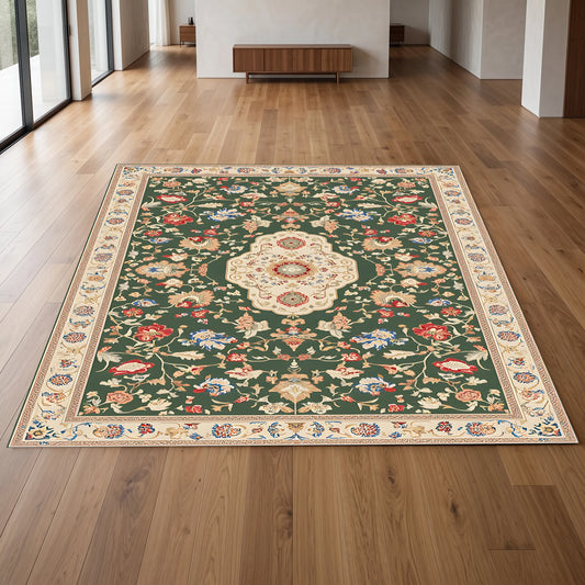 Noir Persian Floral Rug