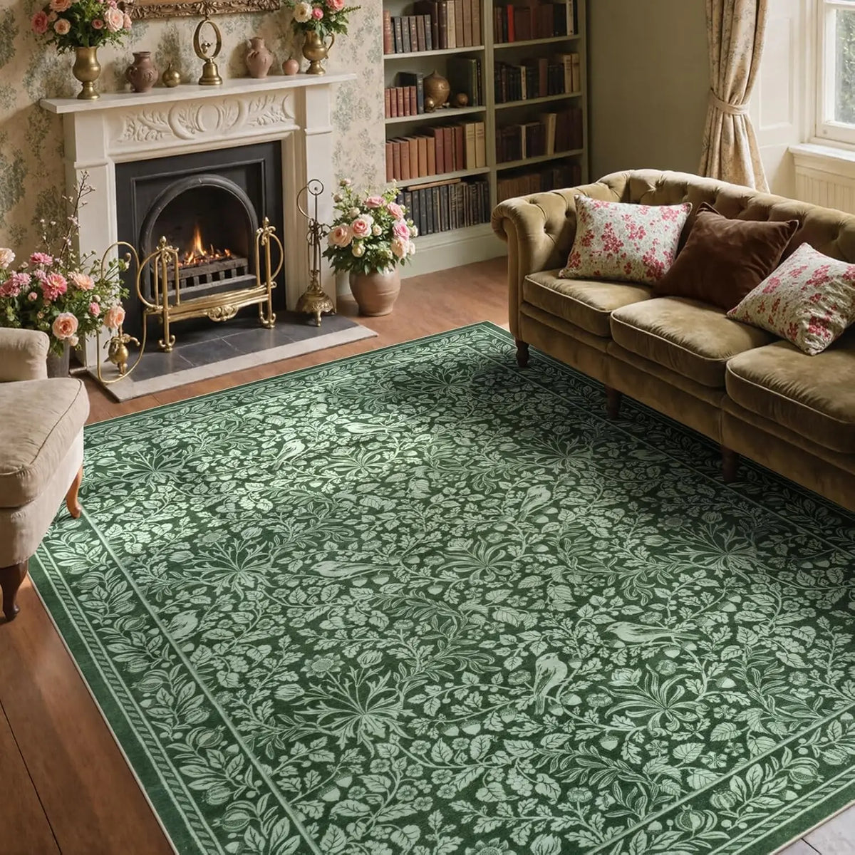Aviary Botanical Rug