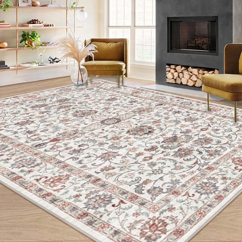 Plush Faux Wool Persian Rug