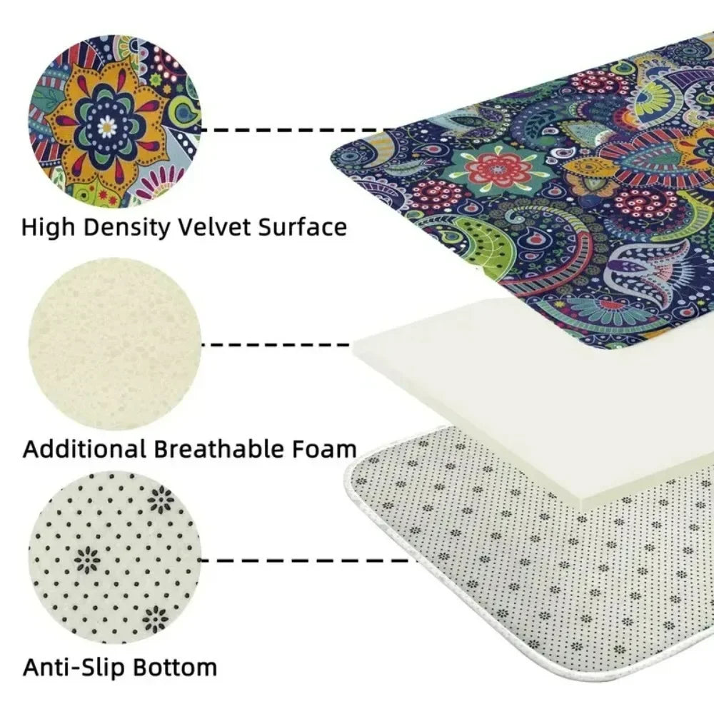 Blue Quatrefoil Moroccan Rug