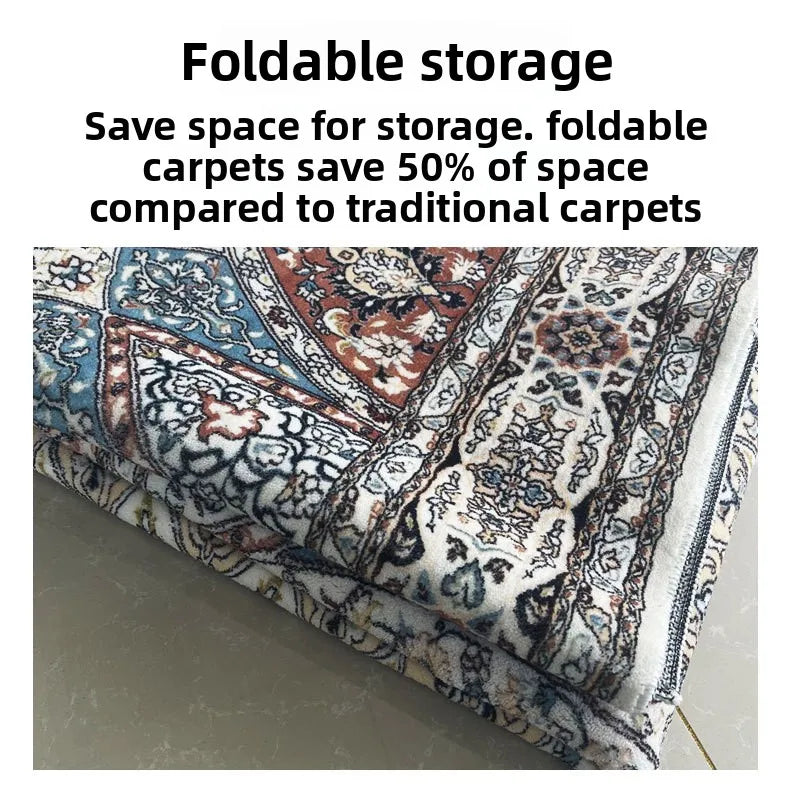 Plush Faux Wool Persian Rug