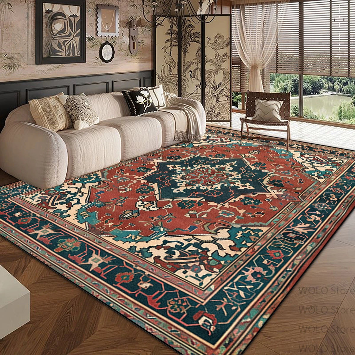 Scarlet Persian Rug