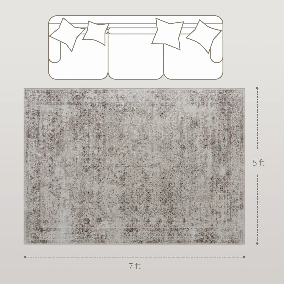 Heritage Tonal Chenille Rug
