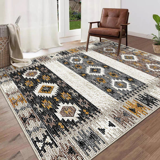 Medina Plush Geometric Rug II