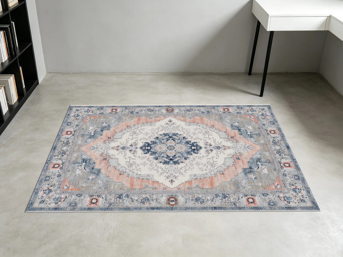 Apricot French Vintage Rug