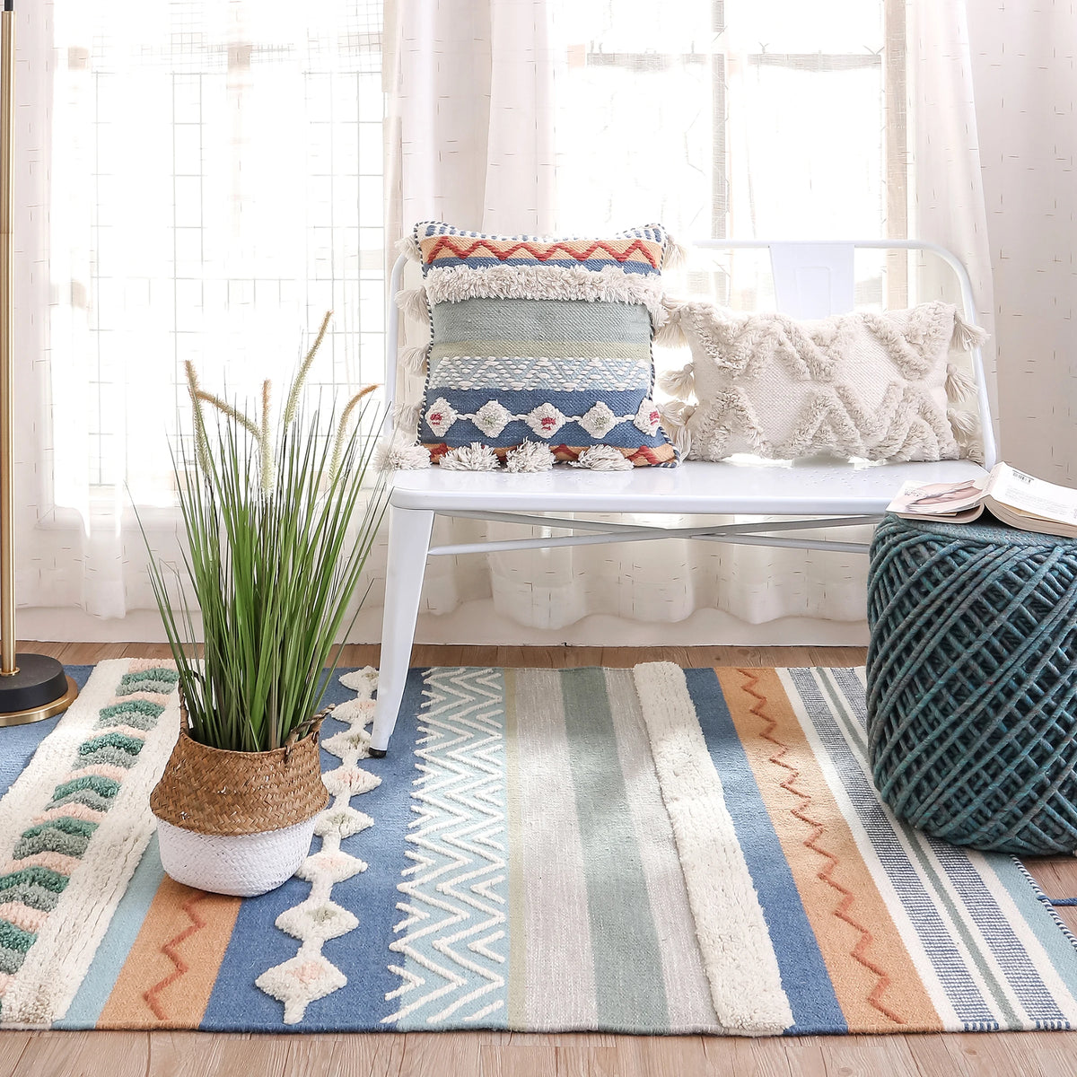 Atlas Hand Woven Wool Rug