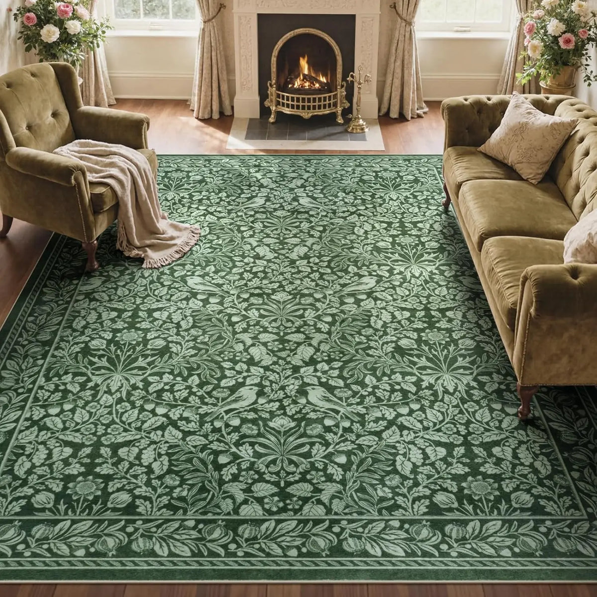 Aviary Botanical Rug