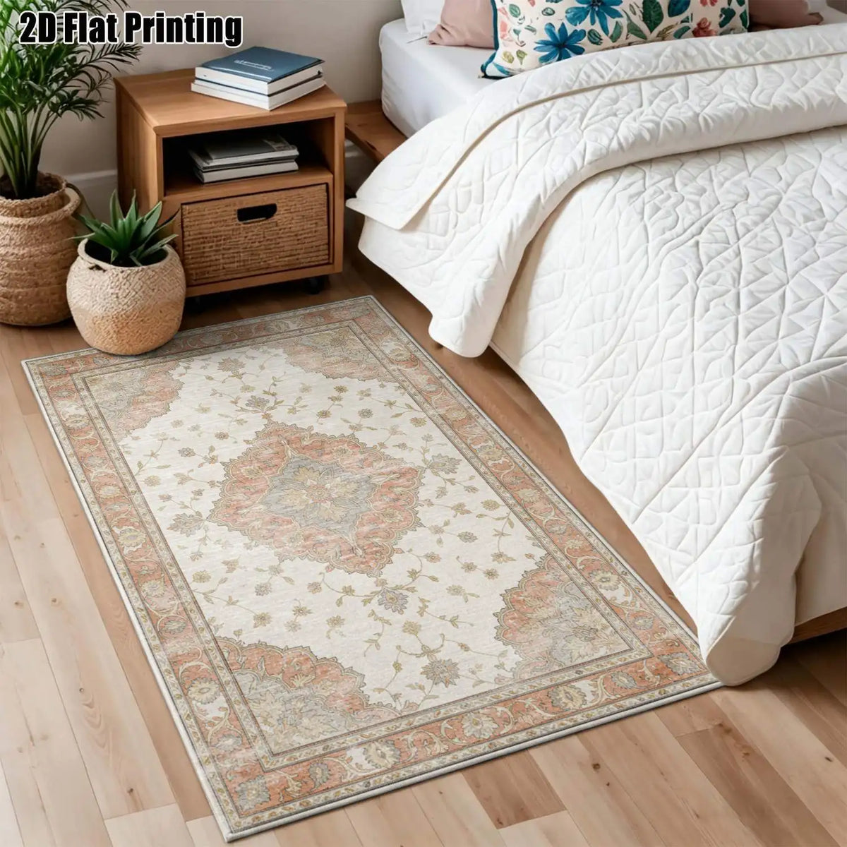 Petal Geometric Velvet Rug