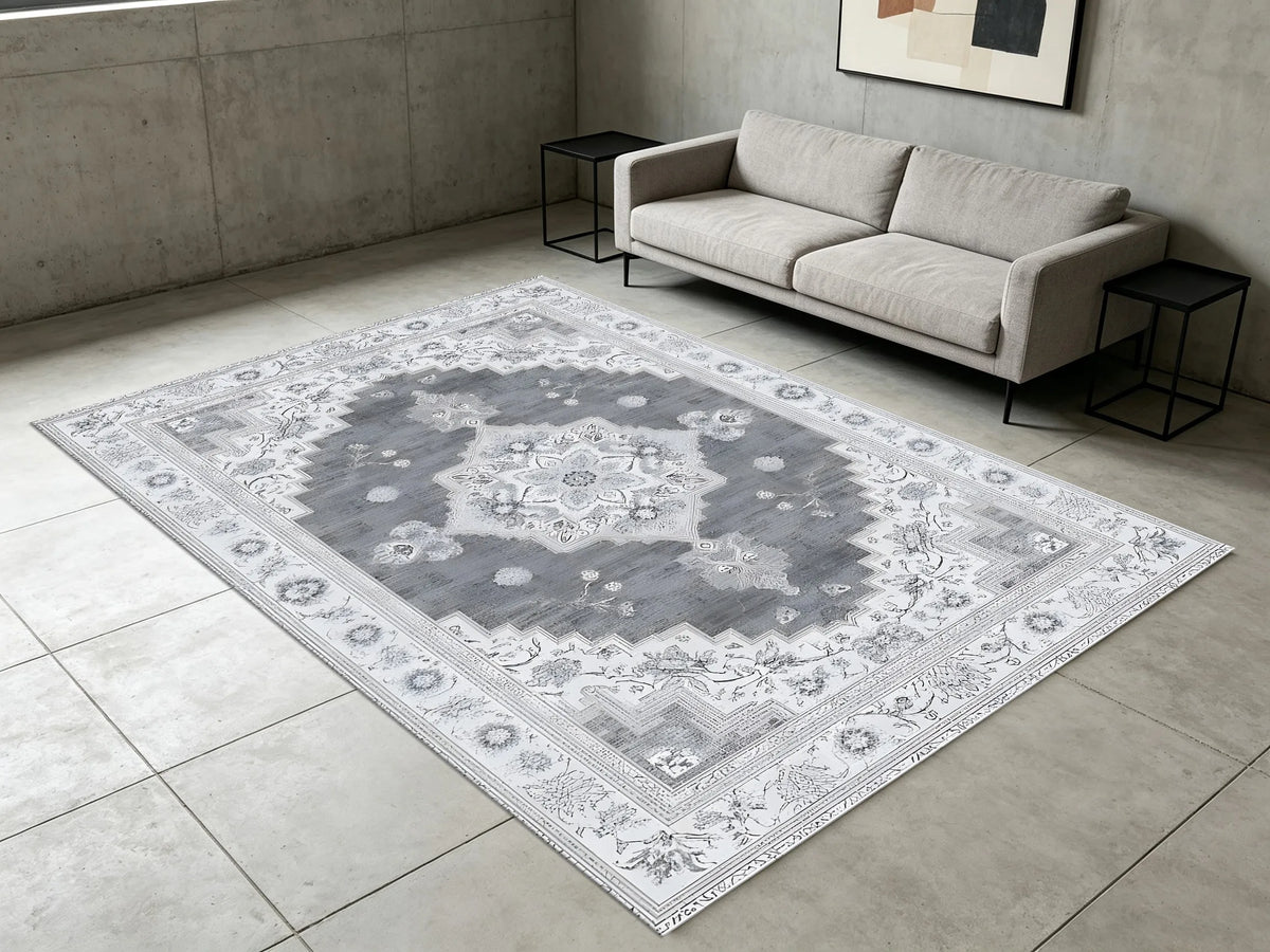 Graphite Persian Rug