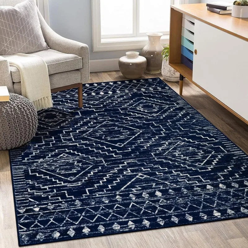 Zellige Geometric Rug