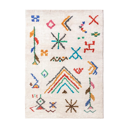 Majorelle Color Block Rug