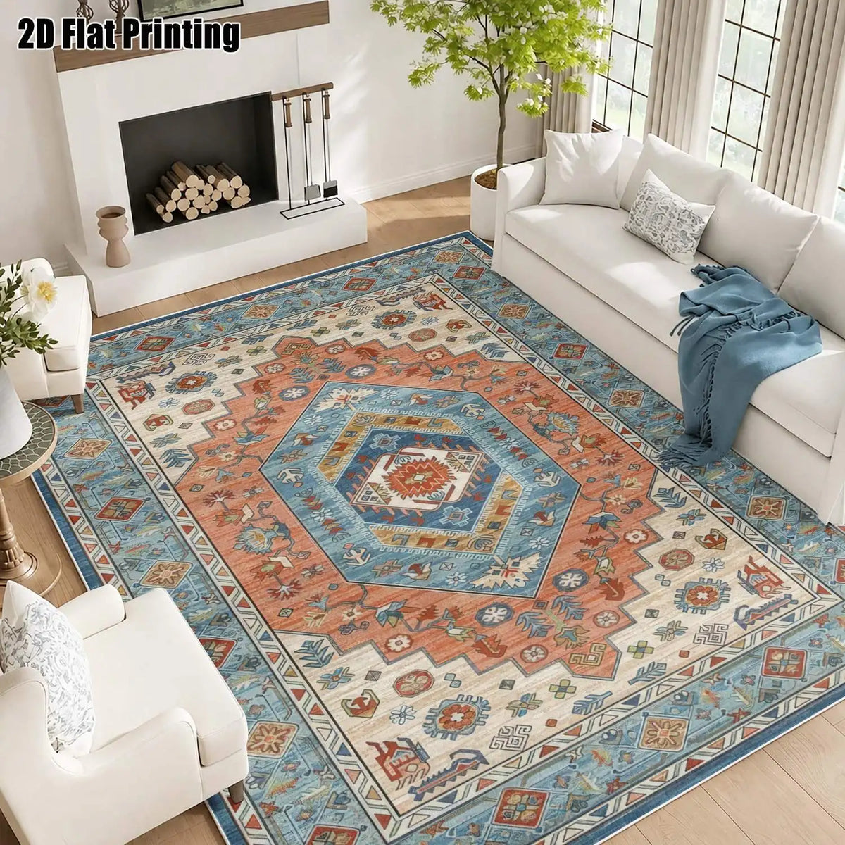 Andalusia Geometric Velvet Rug