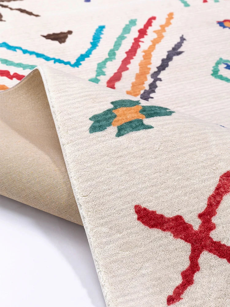 Majorelle Color Block Rug