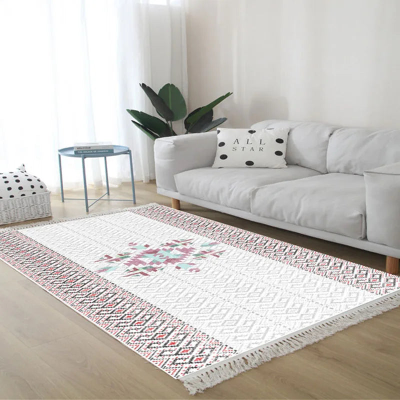 Nordic Tassel Cotton Rug