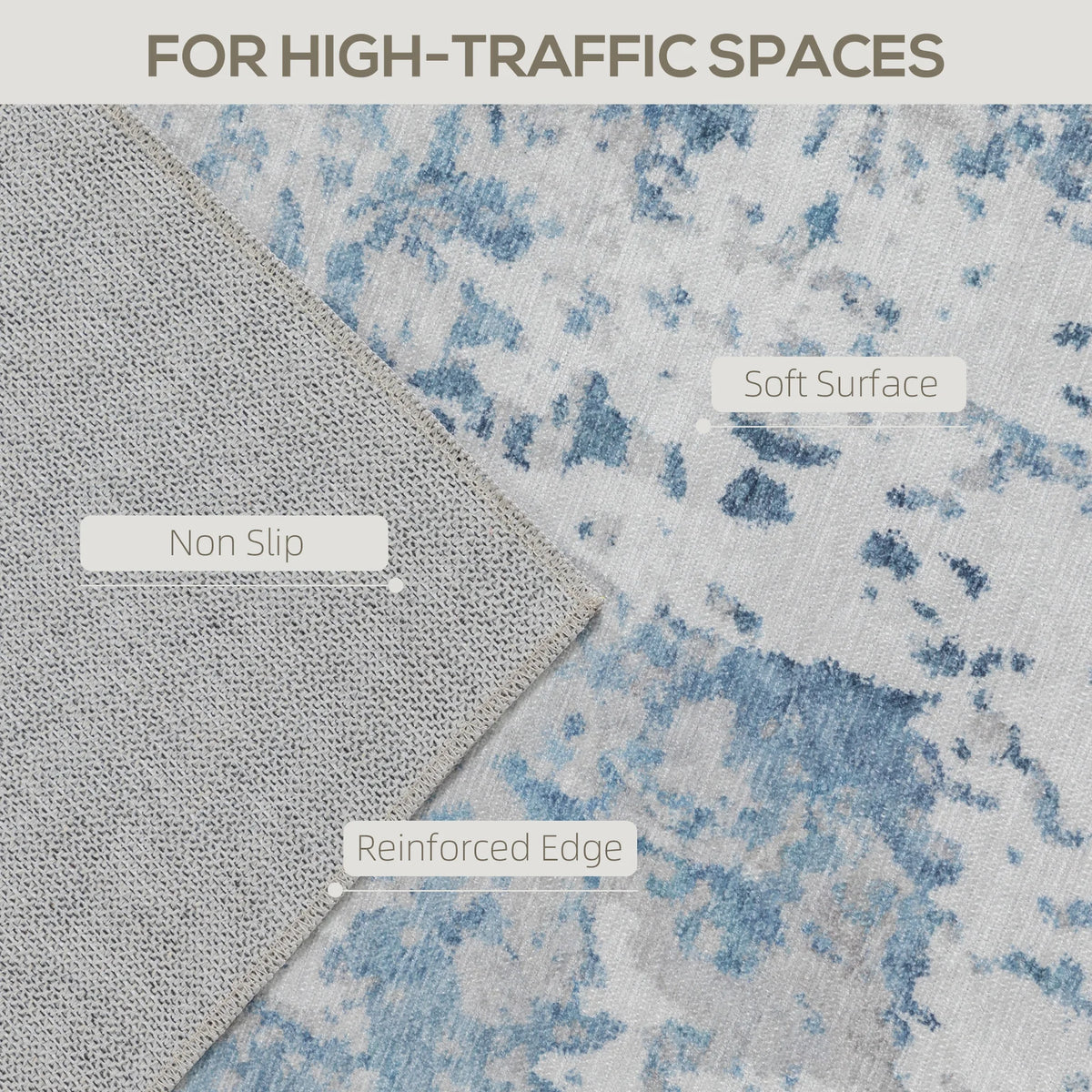 Indigo Drift Chenille Rug