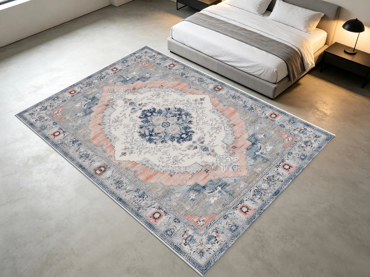 Apricot French Vintage Rug