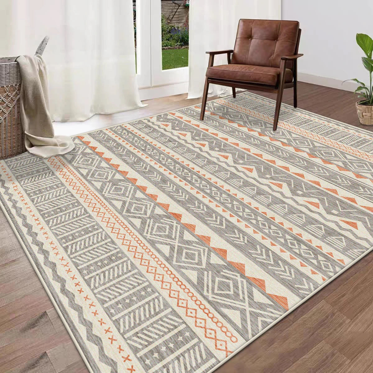 Medina Plush Geometric Rug II