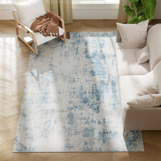 Indigo Drift Chenille Rug