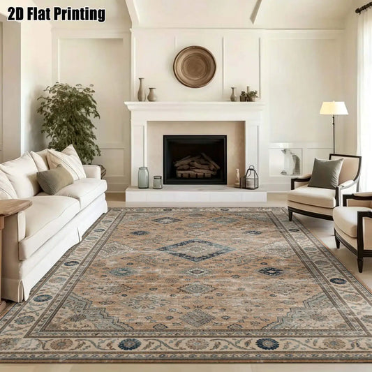 Chestnut Navy Floral Rug